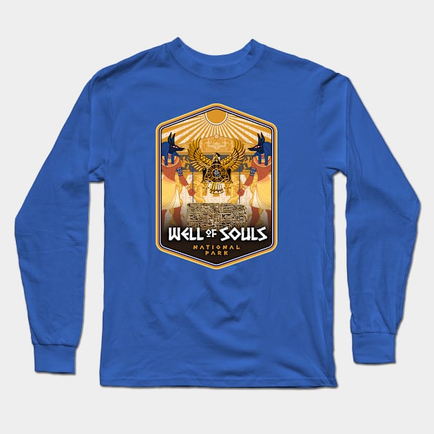 Well of Souls National Park Long Sleeve T-Shirt by MindsparkCreative